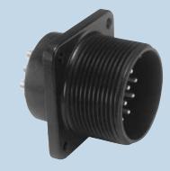 Amphenol-ACCL02E20-27S-003 圆形连接器 Conn Circular SKT 14 POS Crimp ST Box Mount 14 Terminal 1 Port