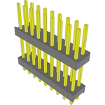 Conn Board Stacker HDR 18 POS 2.54mm Solder ST Top Entry Thru-Hole Bulk