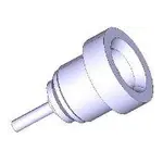 Conn MCX 0Hz to 6GHz 50Ohm ST Panel Mount F Gold Over Nickel Phosphorus Bulk