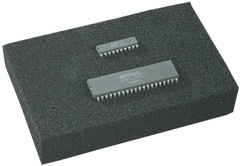 Desco Industries-12250 Foams Foam, Stat free, High Density 1/4 In X 24 In X 36 In