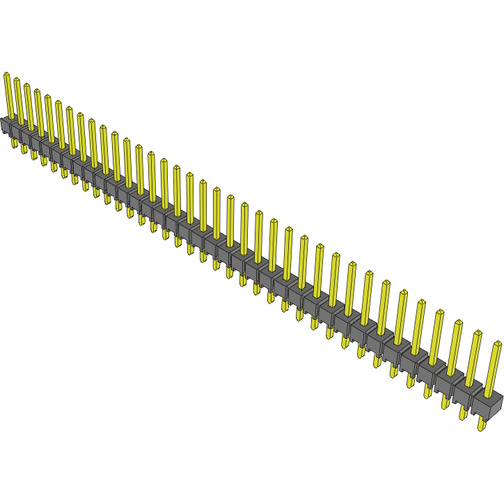 Samtec-TSW-136-14-T-S Piastre connettori e prese PCB Conn Unshrouded Header HDR 36 POS 2.54mm Solder ST Top Entry Thru-Hole Bulk