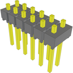 Conn Unshrouded Header HDR 12 POS 2.54mm Solder ST Top Entry Thru-Hole Bulk