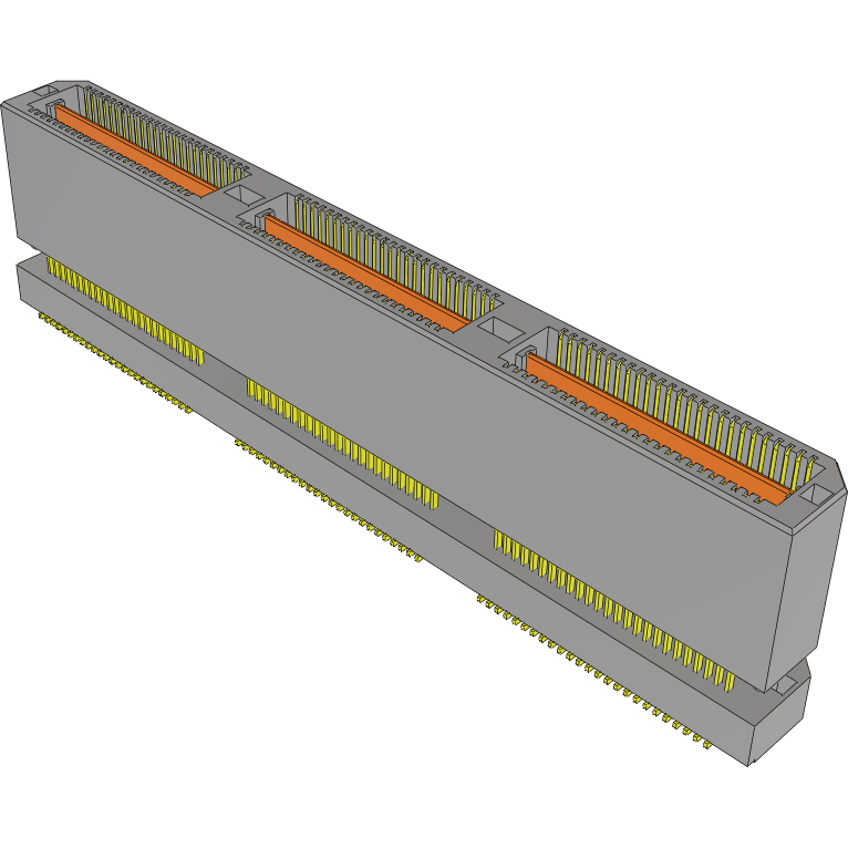 Samtec-QTS-075-04-L-D-A Cabezales del conector y receptáculos PCB Conn Micro High Speed Terminal Strip HDR 150 POS 0.635mm Solder ST SMD Tray