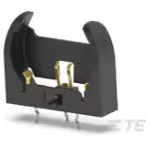 TE Connectivity-2-1775485-1 电池触点、电池夹和电池盒 Battery Holder 1 Cells PA 66 Box/Tray