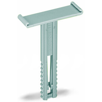 WAGO-249-119 Accesorios del conector Connector Accessories Marker Carrier Polyamide 6/6 Gray Box