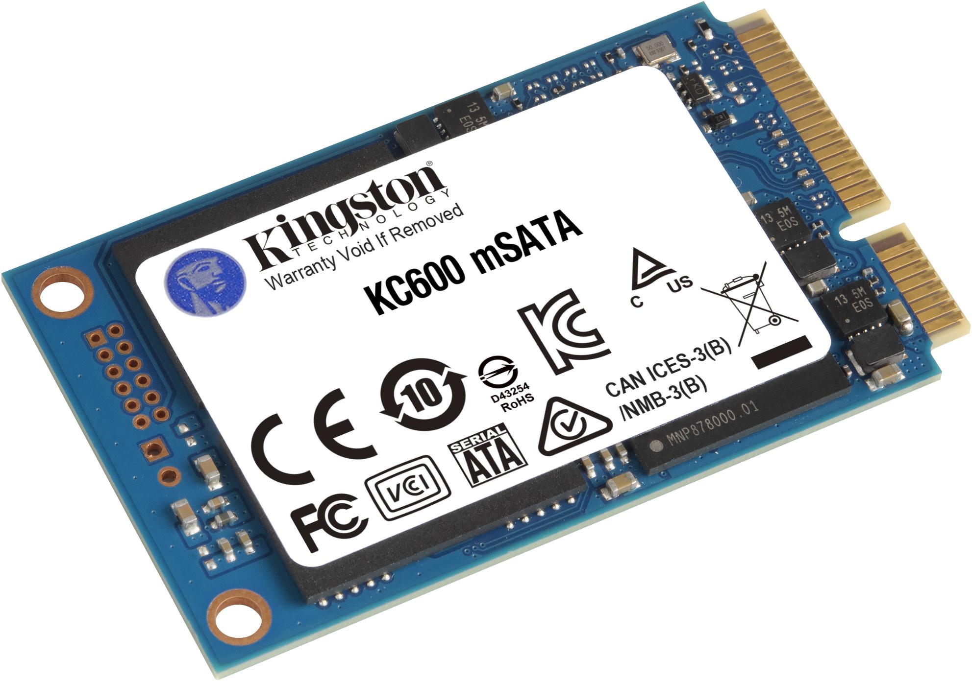 Kingston Technology-SKC600MS/512G Solid State-Laufwerke 2.5in mSATA 3D TLC SSD