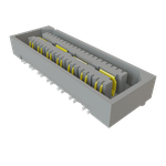 Conn High Speed Socket Strip SKT 28 POS 0.8mm Solder ST SMD T/R