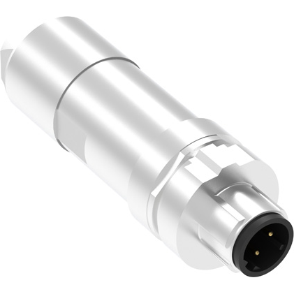 Molex-E1AS06-32 Connecteur circulaire Micro-Change (M12) PROFINET Field Attachable Connector 4 Poles D-Coded Straight Male Shielded Screw Termination Cable Diameter 6.00-8.00mm