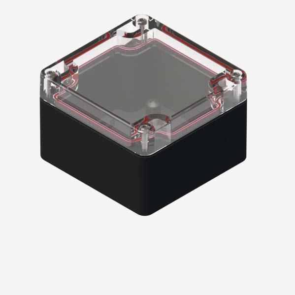 Serpac Electronic Enclosures-RB33P06C16B  Black/Clear Polycarbonate Bracket Mount Watertight Enclosure	 <h4><strong>CALIFORNIA&nbsp;PROPOSITION</strong> ⚠️<strong>65&nbsp;WARNING</strong>⚠️</h4>