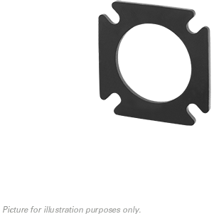 SOURIAU-CL194001 Accessoires de raccordement Connector Accessories Panel Gasket For Square Flange Receptacle Thermoplastic