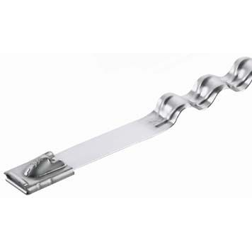 Panduit-HTMLT8WEH-LP Sujetacables Heat Trace MLT Wave Tie, 304 SS, Extra Heavy