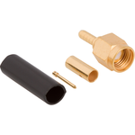 Conn SMA 0Hz to 12.4GHz 50Ohm Solder ST Cable Mount PL Gold Over Nickel