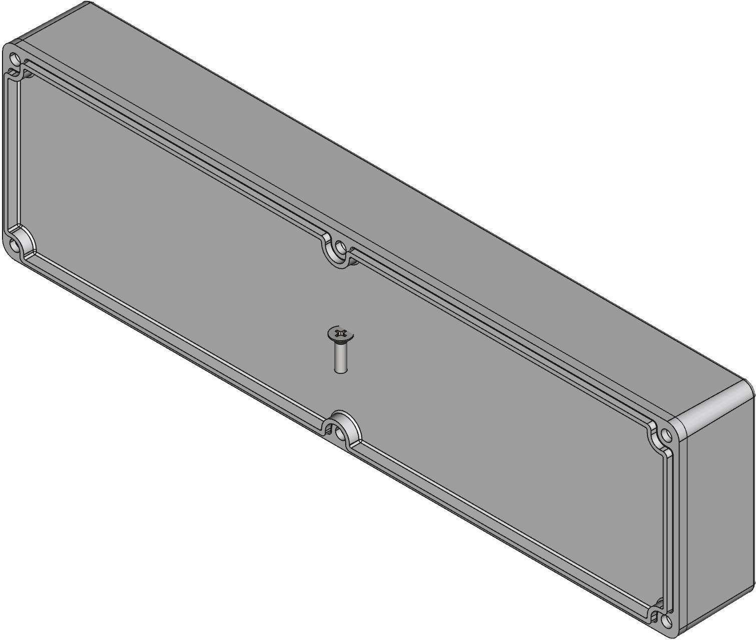 Hammond Manufacturing-1590BX2BK  Black Die Cast Aluminum Wall Mount Watertight Enclosure