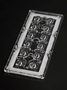 LEDIL OY-CS15020_STRADA-IP-2X6-VSM Optische Linsen Rectangular Optical Lens Clear PMMA Box