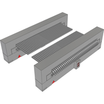 Cable Assembly 0.152m 30AWG 1.27mm 36 to 36POS IDC Connector to IDC Connector F-F TIGER EYE™ Bulk