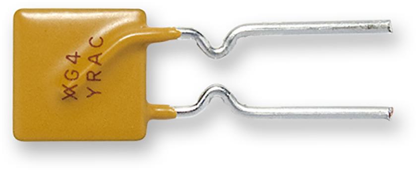 Littelfuse-RGEF400K-2 Fusible PTC réinitialisable PTC Resettable Fuse 4A(hold) 6.8A(trip) 16V 2.4W 1.7s 0.021Ohm Radial 8.9 X 3 X 12.8mm T/R