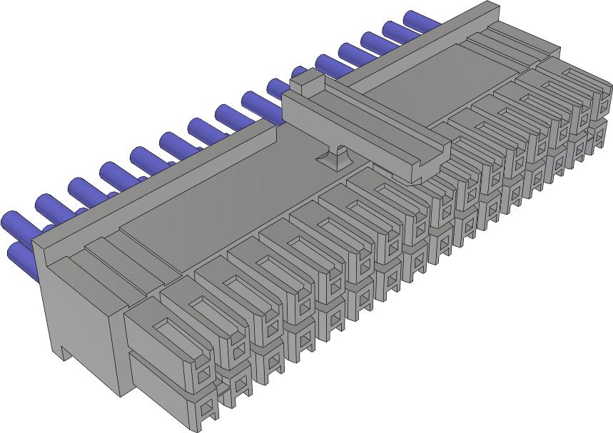 Samtec-MMSD-16-24C-L-28.00-S-K Cable Assembly AC Power Cable Assembly 0.711m Power 32 POS F Crimp 24AWG
