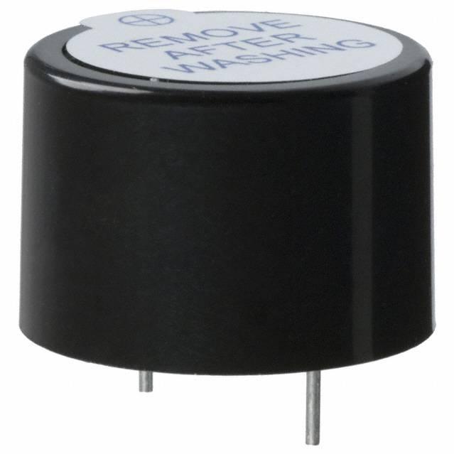 PUI Audio, Inc-AI-2429-TWT-R Indicateur et alerte audio Audio Indicator Piezo 3VDC 20VDC 10mA 12VDC 100dBA 2400Hz to 3400Hz Through Hole Pin