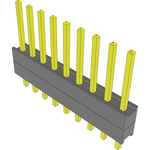 Conn Board Stacker HDR 9 POS 2.54mm Solder ST Top Entry Thru-Hole Bulk