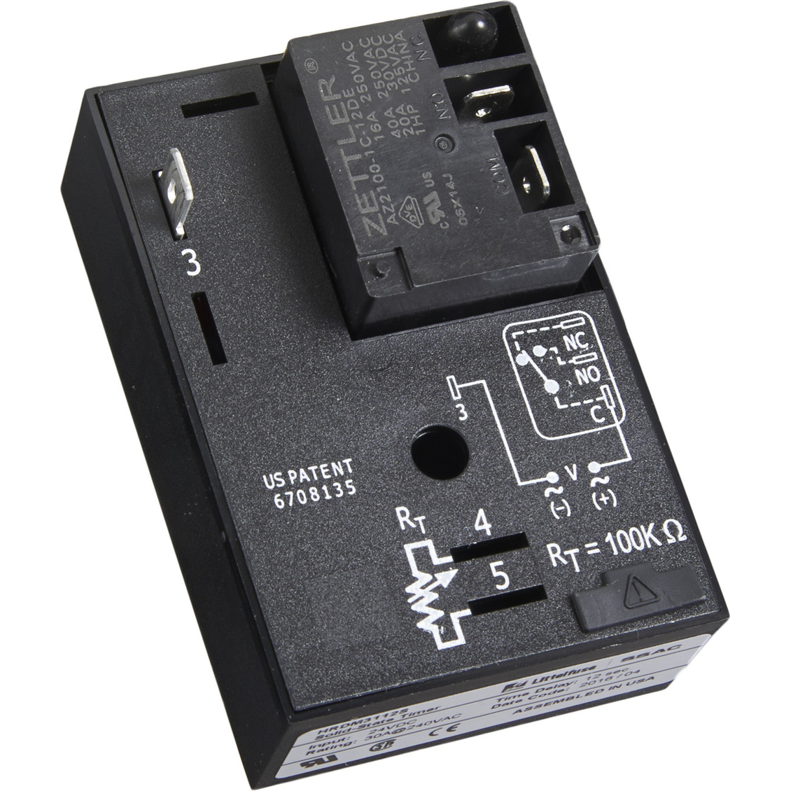 Littelfuse-HRDM120 Zeitrelais Time Delay Relay 12VDC 30A SPDT(51.3x38.1x76.7)mm SMD
