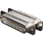 Conn D-Sub Adapter M/F 25/25 POS 1.38mm ST Panel Mount 1/1 Port Tray