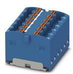 PHOENIX CONTACT-3002865 连接器接线板 Conn Distribution Terminal Block 12 POS Spring Clamp Adhesive/DIN Rail 17.5A