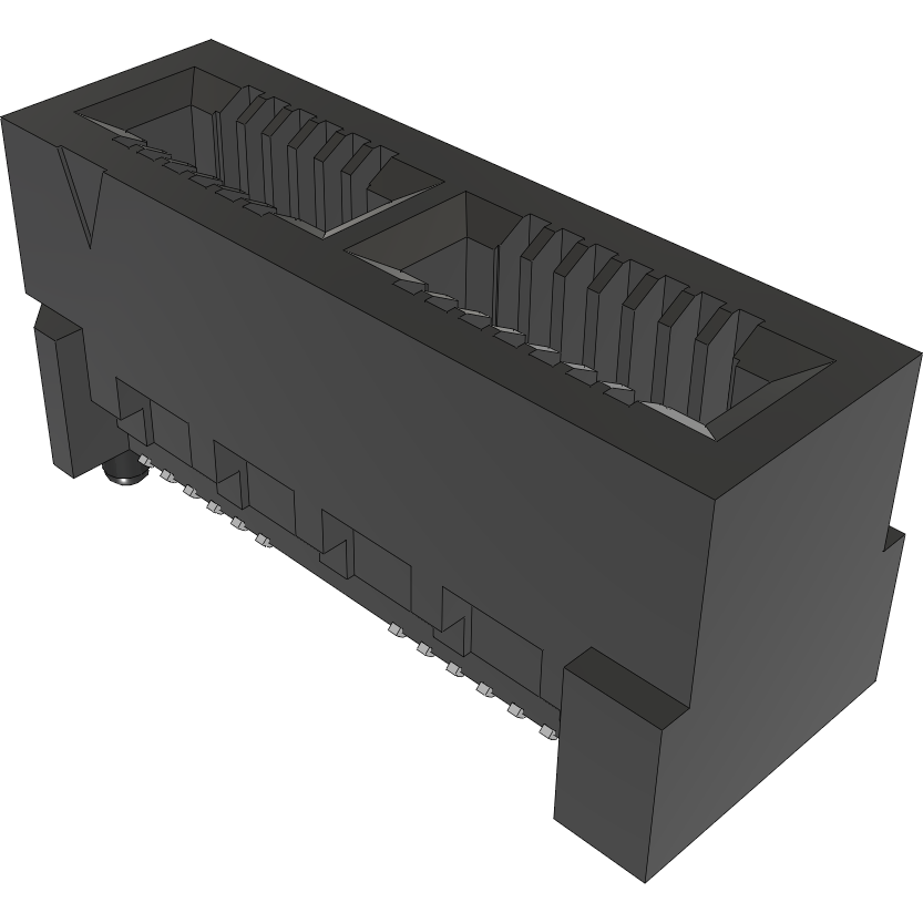 Samtec-HSEC8-113-01-S-DV-A-TR Steckverbinder, Kartenrand Conn Card Edge SKT 26 POS 0.8mm Solder ST SMD EDGE RATE™ T/R