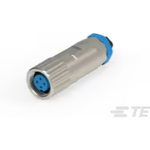 Conn Circular SKT 4 POS Solder ST Cable Mount 4 Terminal 1 Port