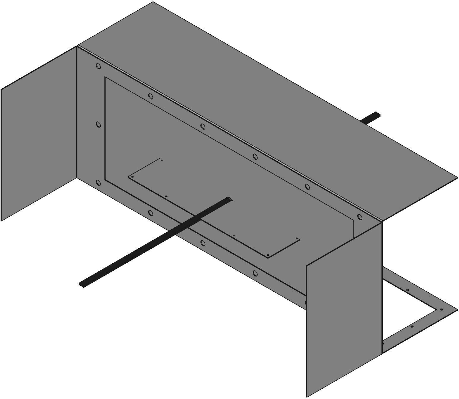 Hammond Manufacturing-HTH124818 Accesorios del cable Top Hat Cable Modules