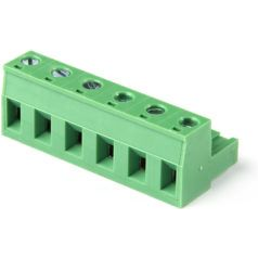 On-Shore Technology, Inc-OSTTJ060150 Steckverbinder, Klemmenblöcke Conn Terminal Block F 6 POS 7.62mm Screw RA Cable Mount 15A