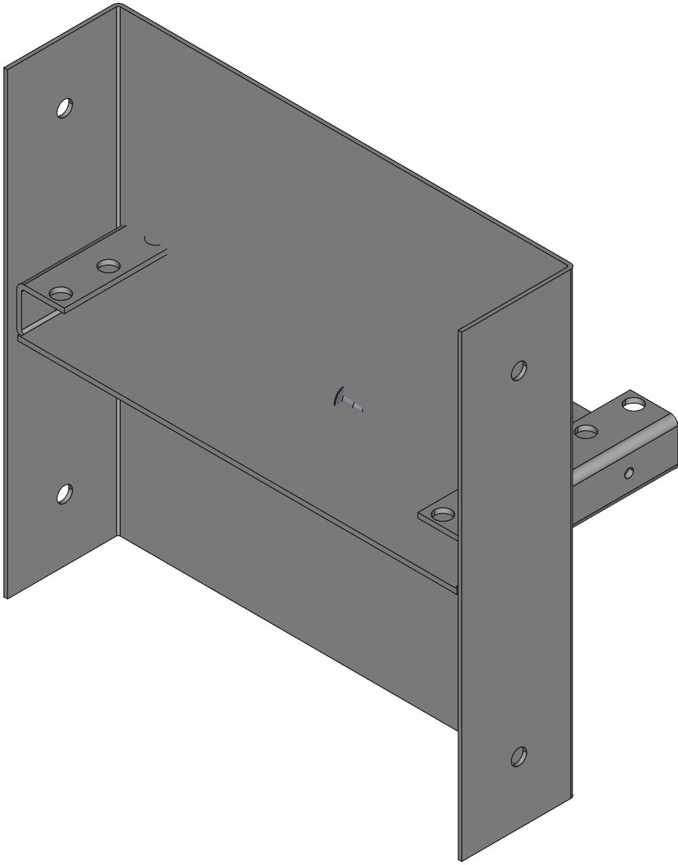 Hammond Manufacturing-1458C3 Scatole, contenitori e rack Black Steel/Aluminum Wall Mount Instrument Enclosure