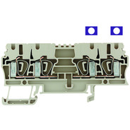 Weidmuller-1608600000 Steckverbinder, Klemmenblöcke Conn Feed-Through Terminal Block 4 POS ST T DIN Rail 25A
