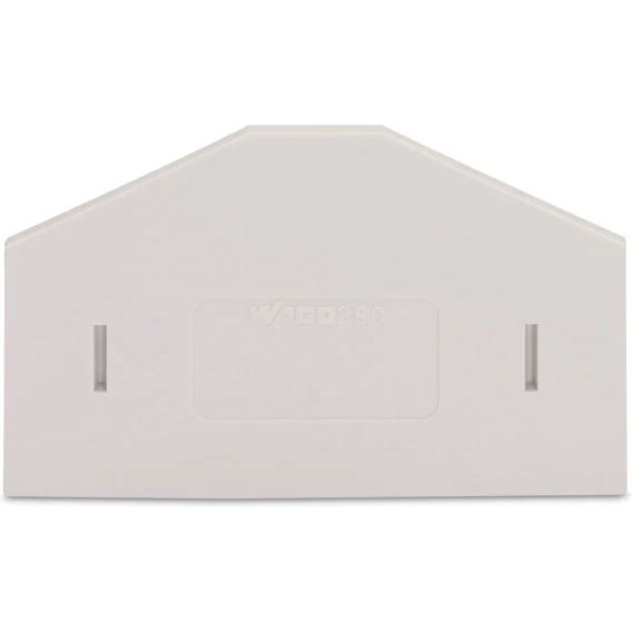 WAGO-280-355 Connector Accessories Connector Accessories Separator Plate Straight Polyamide 6/6 Light Gray Box