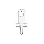 Keystone Electronics-4952 Steckverbinder, elektronisches Testgerät Conn Test Point 1 POS Solder ST Thru-Hole 1 Port