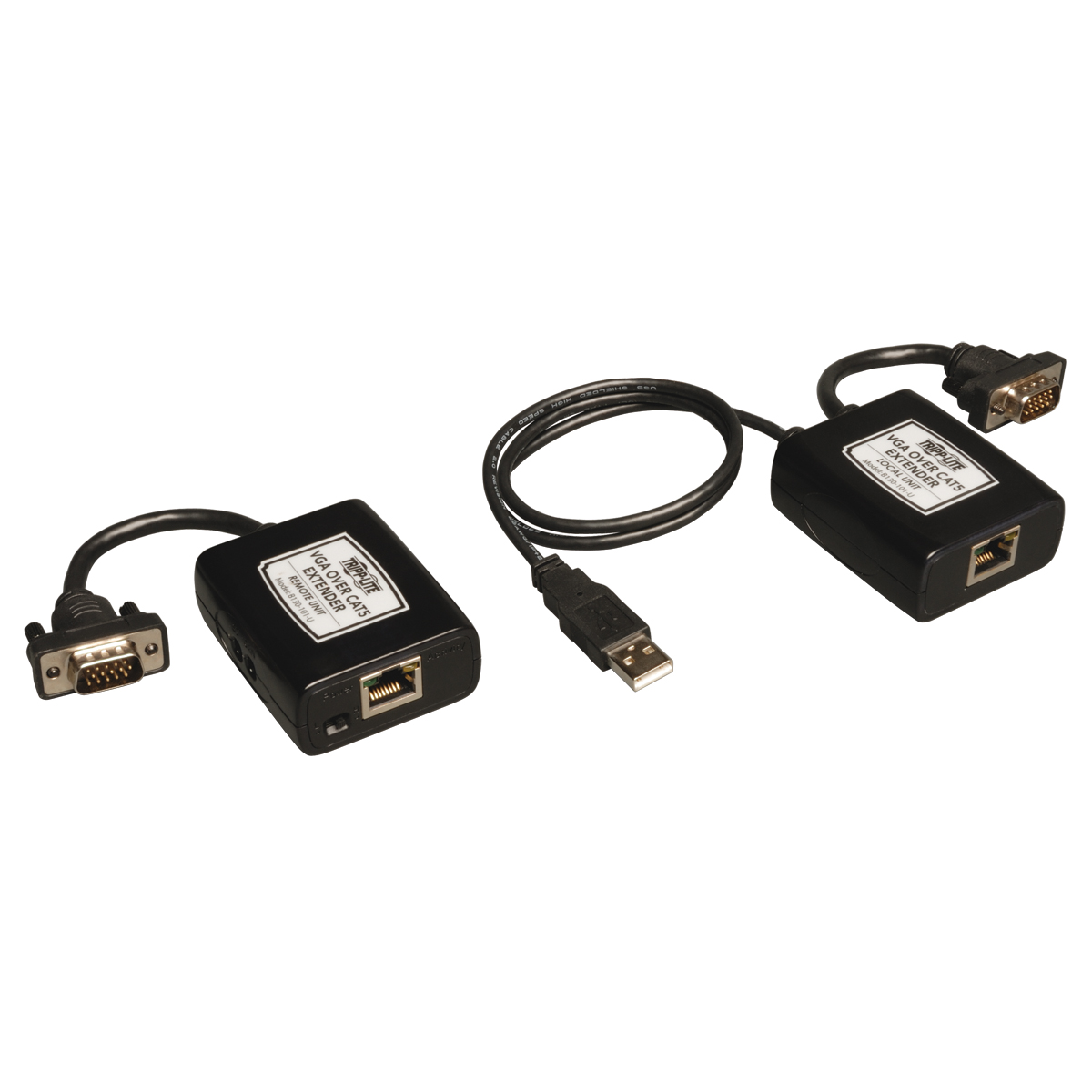 Eaton-B130-101-U Interface Modules VGA Over Cat5 / Cat6 Extender, Transmitter And Receiver, USB Powered