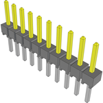 Conn Unshrouded Header HDR 10 POS 2.54mm Solder ST Top Entry Thru-Hole Bulk