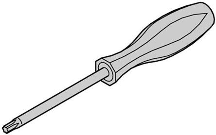 Schroff GmbH-64560026 Screwdrivers Torx Screwdriver