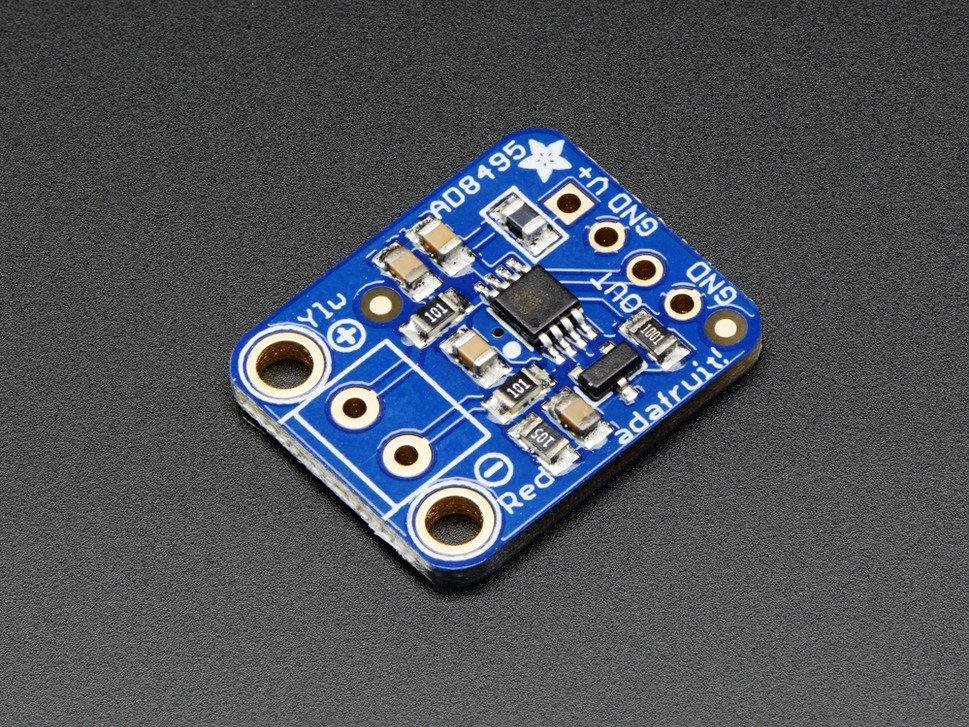 Adafruit Industries-1778 Placas y kits de desarrollo para Amplificador IC AD8495 Sensor and Detector Interface Development Board