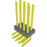 Conn Unshrouded Header HDR 8 POS 2.54mm Solder RA Side Entry Thru-Hole Bulk