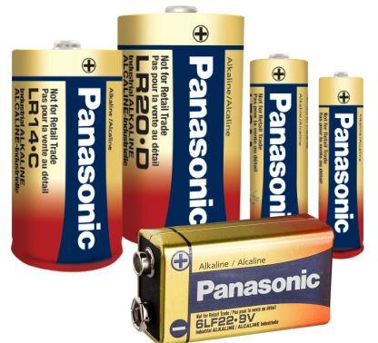 Panasonic-LR6XWA/C Batterien Alkaline Battery Cylindrical AA Primary Carton