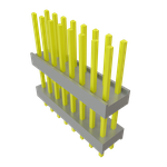 Conn Board Stacker HDR 16 POS 2.54mm Solder ST Top Entry Thru-Hole Bulk