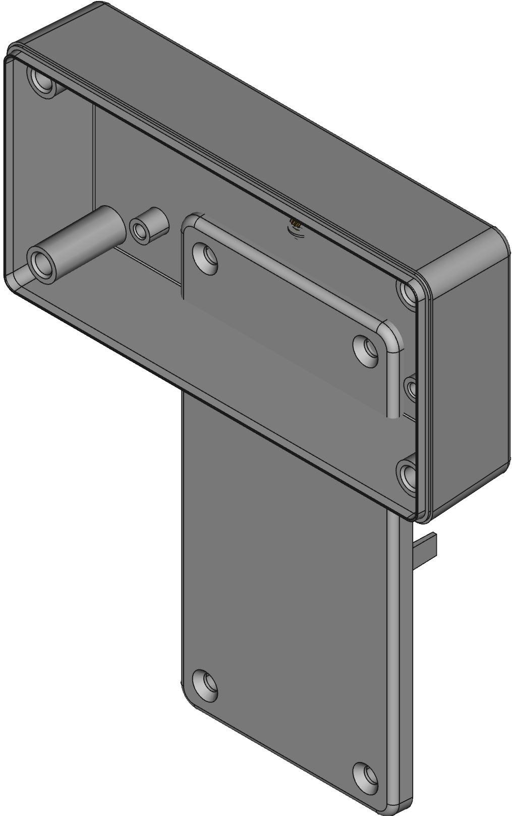 Hammond Manufacturing-1591XXATBU Kästen, Gehäuse und Gestelle Translucent Blue Acrylonitrile Butadiene Styrene Wall Mount General Purpose Enclosure