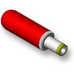 Conn DC Power PL 2 POS ST Cable Mount 1 Port