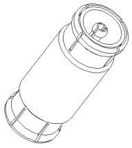 Radiall-R223703020W RF-Steckverbinder Conn MMBX Adapter 0Hz to 12.4GHz 50Ohm ST M/M Gold Over Nickel