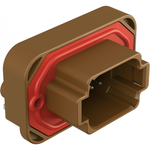 Conn Wire to Board HDR 8 POS 5.5mm Solder RA Side Entry Thru-Hole Tray