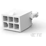 Conn Shrouded Header (4 Sides) HDR 6Power POS 4.14mm Solder ST Thru-Hole Bag