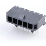 Conn Wire to Board HDR 5Power POS 3mm Solder RA Side Entry Thru-Hole Micro-Fit 3.0 Tray