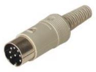 Belden-MAS 80 SN GREY 圆形连接器 Conn Circular PIN 8 POS Solder ST Cable Mount 8 Terminal 1 Port Bag