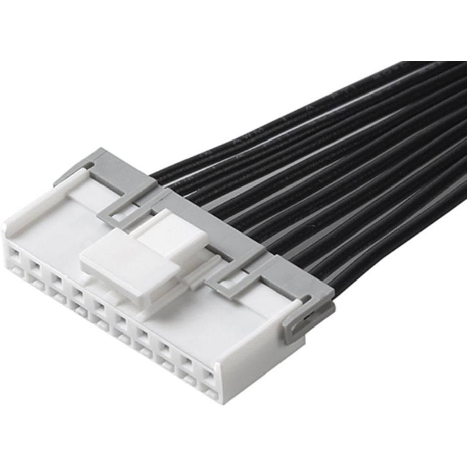 Molex-151371203 Andere Kabelbaugruppen Cable Assembly UL 1061 0.3m 22AWG Wire to Board to Wire to Board 12 to 12 POS F-F Crimp-Crimp Mini-Lock Bag