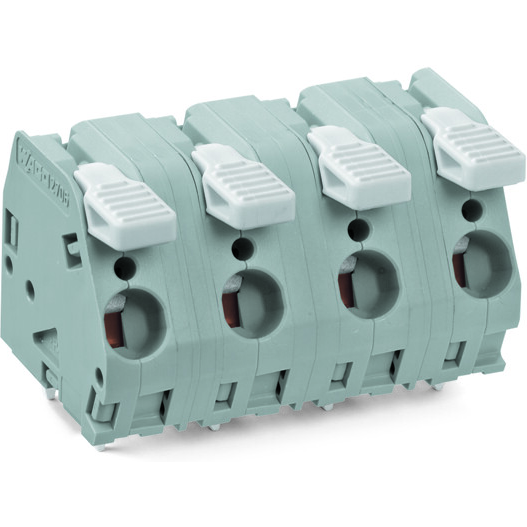 WAGO-2706-303 Steckverbinder, Klemmenblöcke Conn Terminal Block F 3 POS 12.5mm Solder Thru-Hole 41A Box